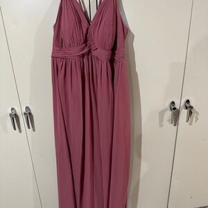 Azazie Mauve Maxi Dress